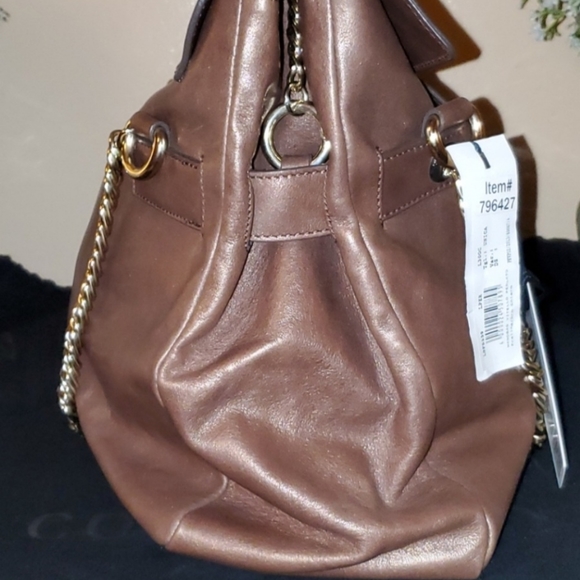 Versace Collection Leather Flapover Vistello Bag - Picture 9 of 17